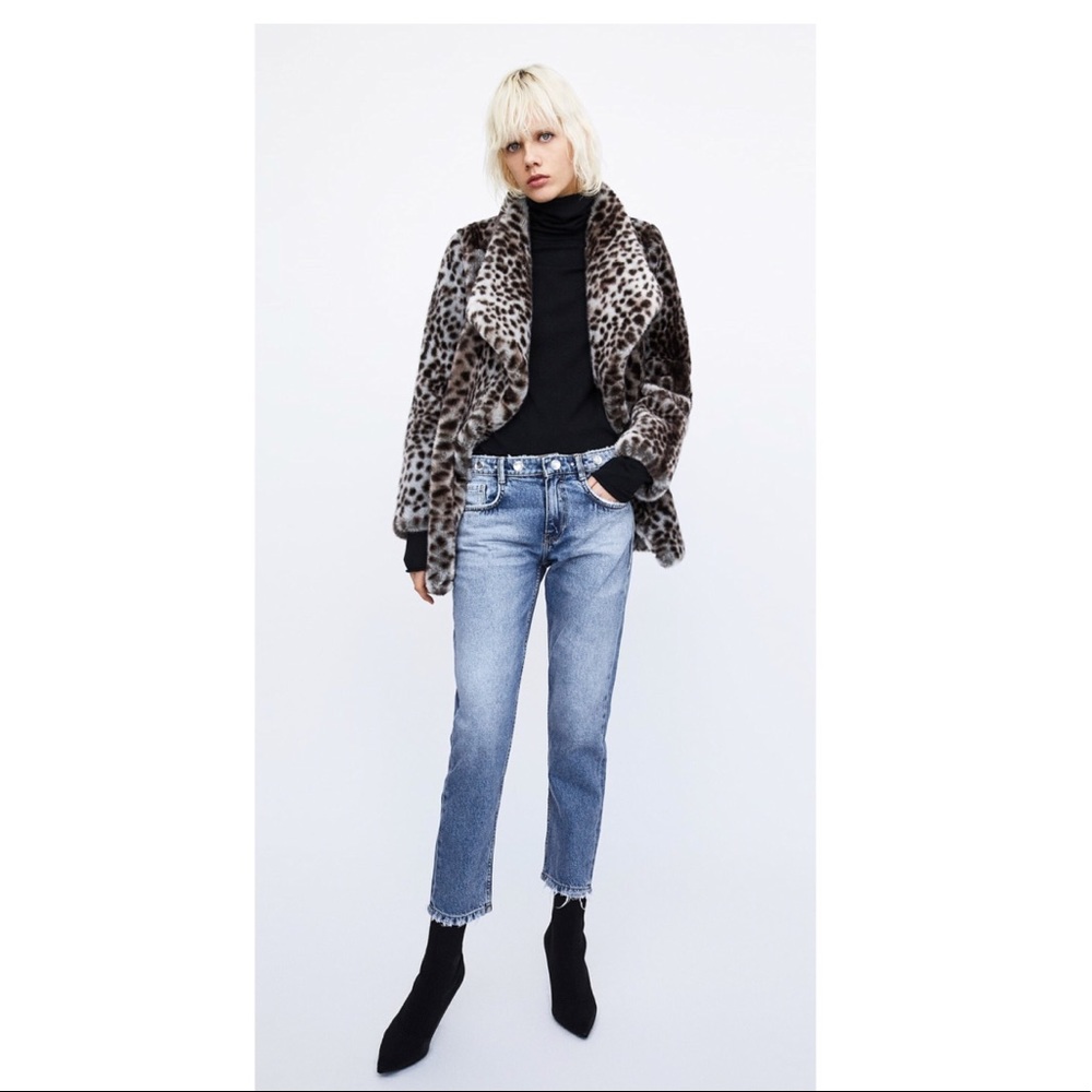 Zara Cigarette Bejeweled Jeans
